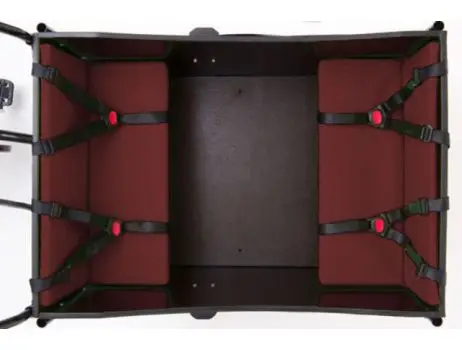 Wijnrood deluxe kussenset - Toebehoren